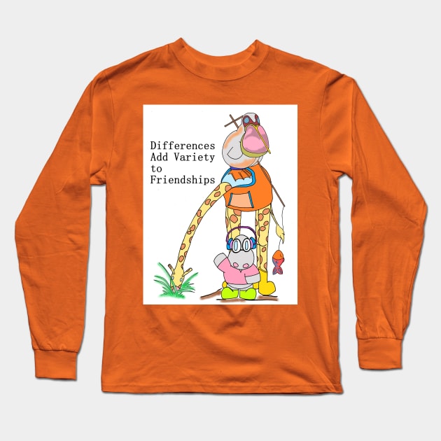 Friends forever Long Sleeve T-Shirt by Little but Mighty